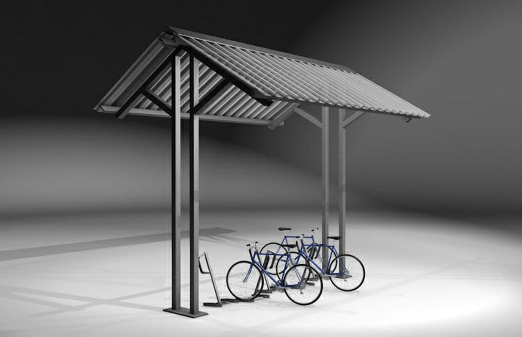 Pinnacle Outdoor Bike Shelter